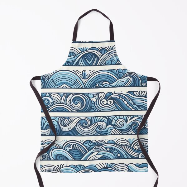 Item preview, different waves line ocean pattern designed and sold by Haji  Kamora.