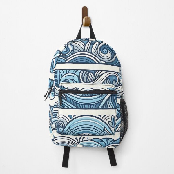 Item preview, different waves line ocean pattern designed and sold by Haji  Kamora.