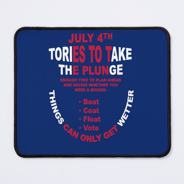 Item preview, Tories To Take The Plunge Fun General Election Design 3 designed and sold by taiche.