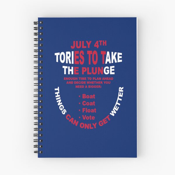 Item preview, Tories To Take The Plunge Fun General Election Design 3 designed and sold by taiche.