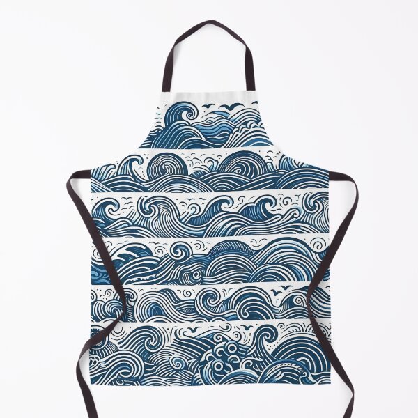 Item preview, different waves line ocean pattern designed and sold by Haji  Kamora.
