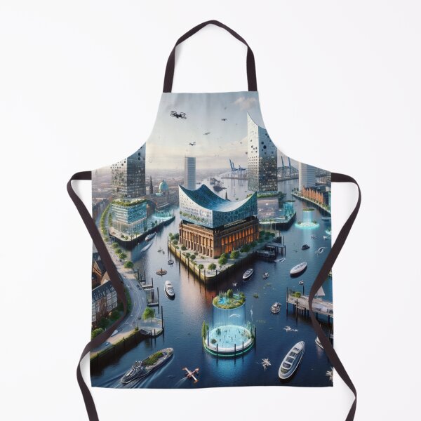 Item preview, Hamburg - Futuristic Cities designed and sold by Eric Nagel.