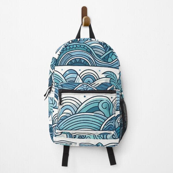 Item preview, different waves line ocean pattern designed and sold by Haji  Kamora.