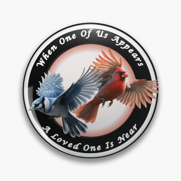 Item preview, The blue jay and cardinal let you know when loved ones are near.  designed and sold by ArtOfEalaine.