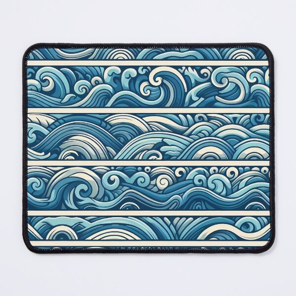 Item preview, different waves line ocean pattern designed and sold by Haji  Kamora.