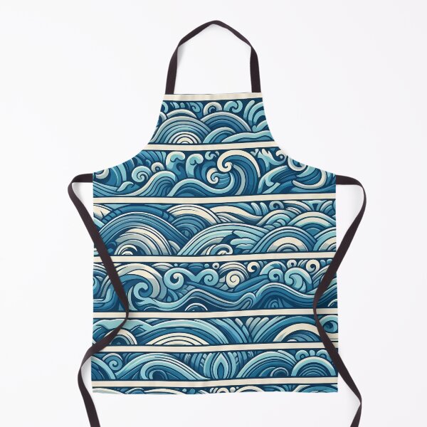 Item preview, different waves line ocean pattern designed and sold by Haji  Kamora.