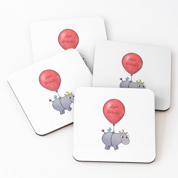 Item preview, Hippo Birthday! :) designed and sold by Claske.