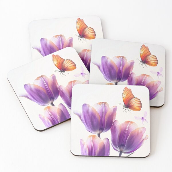 Item preview, Lavender Tulips Illustration  (Variation) designed and sold by OccultDreams.