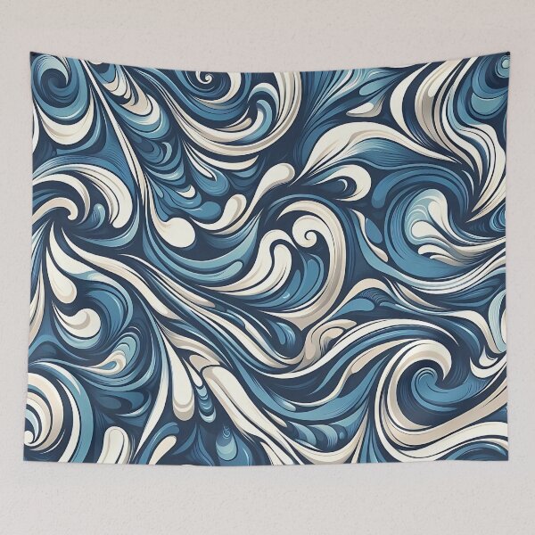Item preview, Abstract liquid marble pattern designed and sold by Haji  Kamora.