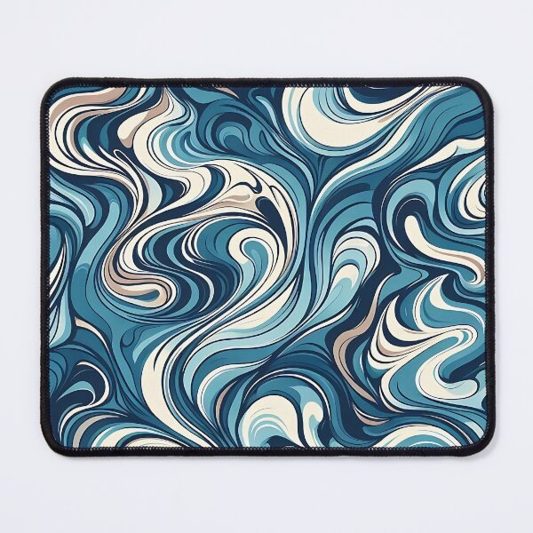 Item preview, Abstract liquid marble pattern designed and sold by Haji  Kamora.