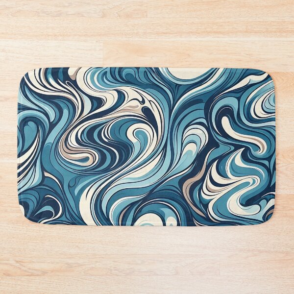 Item preview, Abstract liquid marble pattern designed and sold by Haji  Kamora.