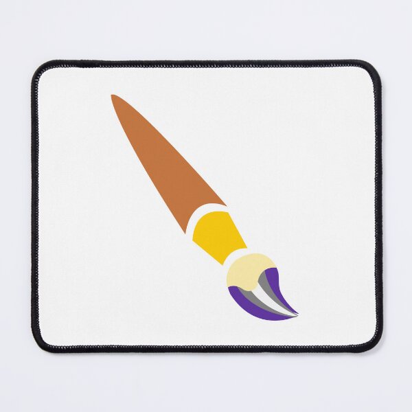 Item preview, Greysexual Pride Flag Paintbrush designed and sold by HarveyHandcraftsandDesigns.
