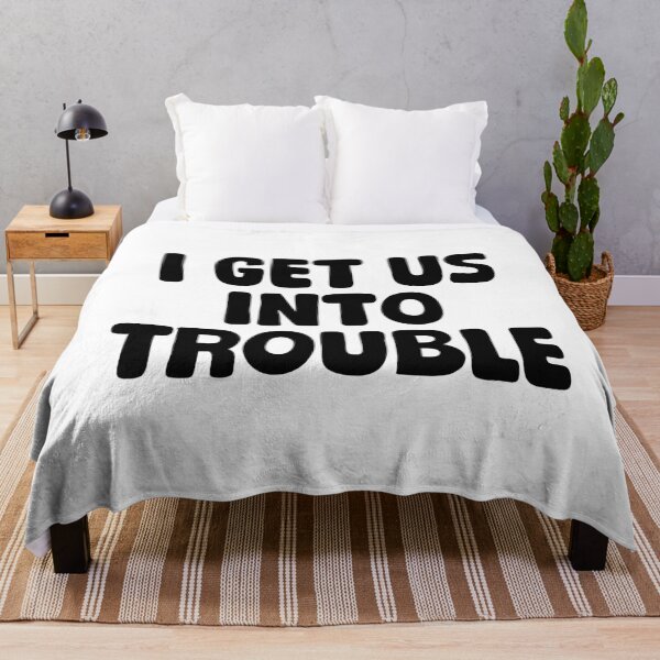 Item preview, I Get Us Into Trouble Funny Friendship Relations designed and sold by Stick-Artistry.