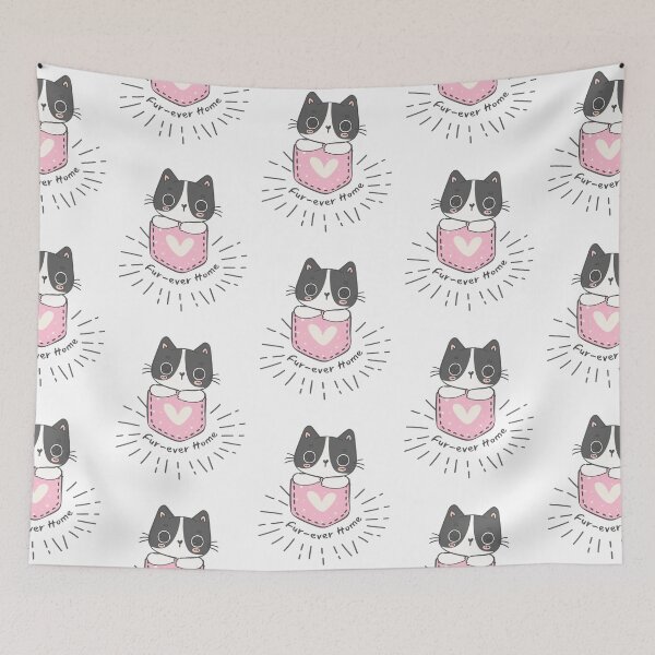 Item preview, Fur-ever Home: Adopta gatos designed and sold by printmala.