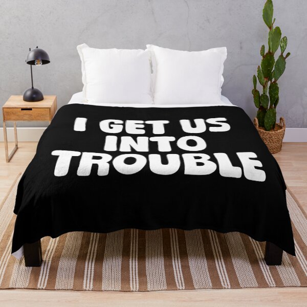 Item preview, I Get Us Into Trouble Funny Friendship Relations designed and sold by Stick-Artistry.