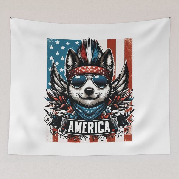 Item preview, Rebel Dog of America designed and sold by JawArts.