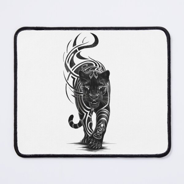 Item preview, a majestic black panther formed from intricate patterns designed and sold by 123ks.