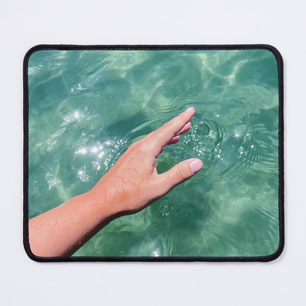 Item preview, Aesthetic female hand touching sea water designed and sold by FleurDesign.
