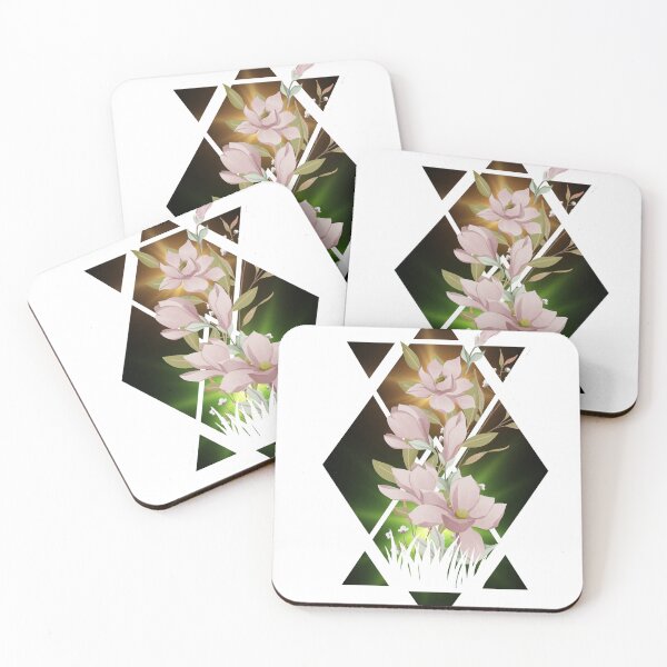 Item preview, Floral triangles,Flower designed and sold by Wroneczka.