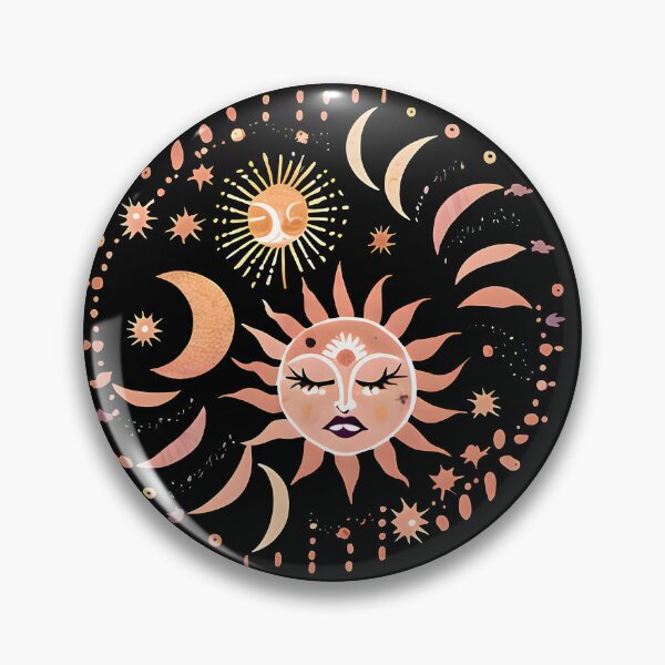 Item preview, Boho Indie Sun and Moon Celestial Art.  designed and sold by Unitepeople.