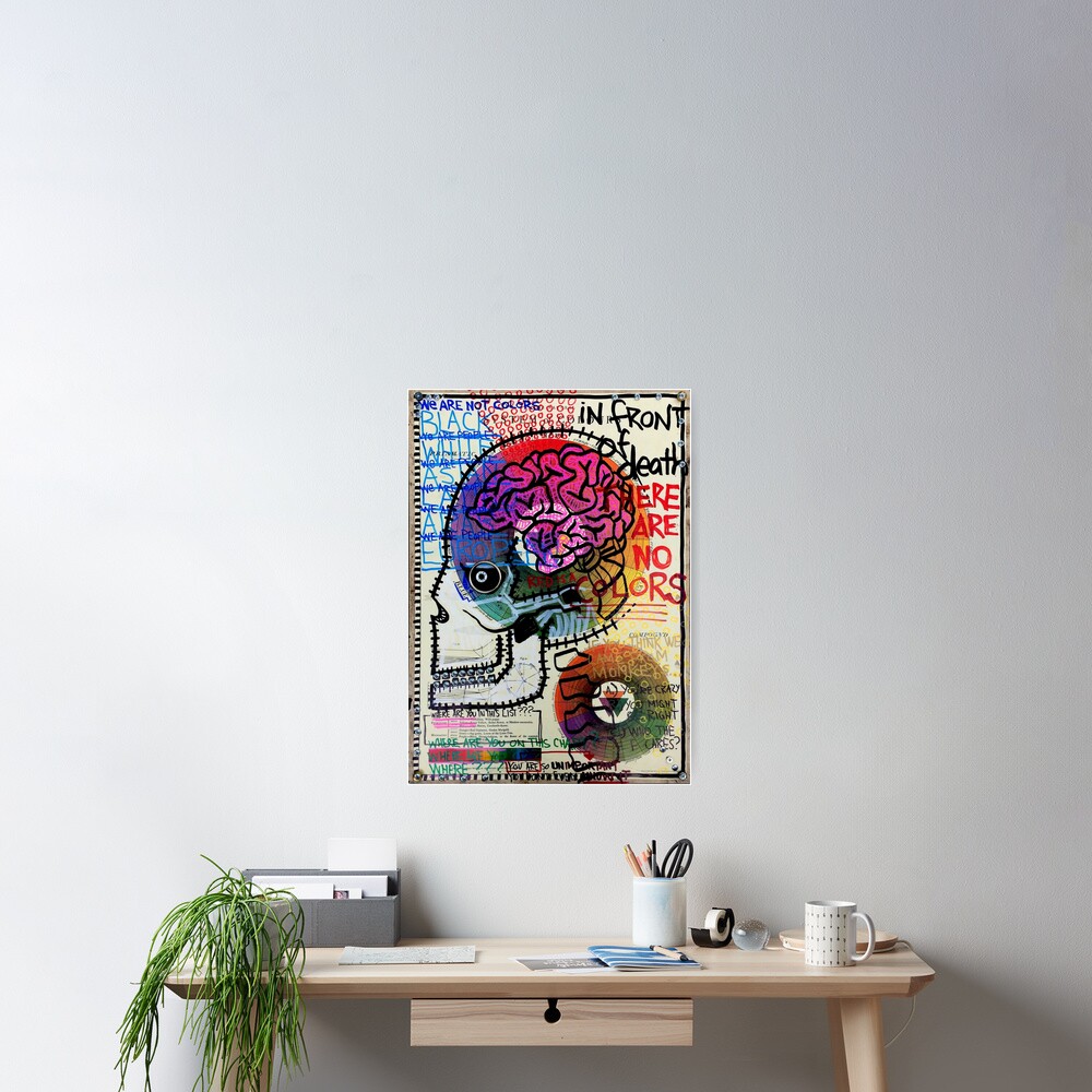 In Front Of Death There Are No Colors Poster