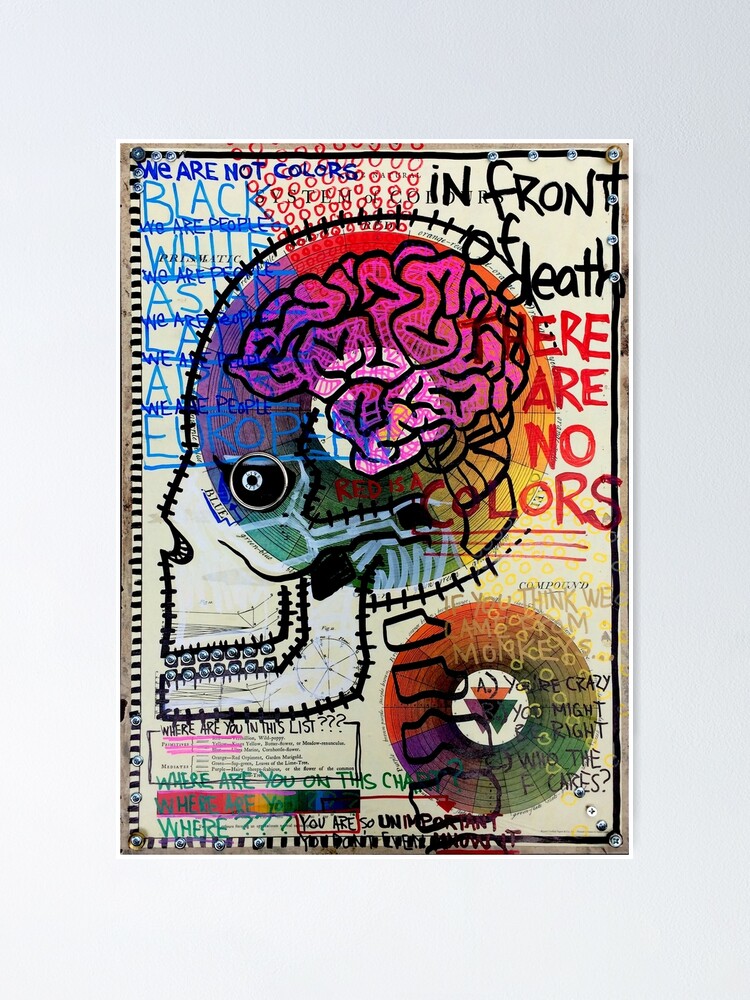 Alternate view of In Front Of Death There Are No Colors Poster