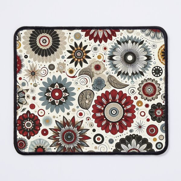 Item preview, Vintage organic flower pattern designed and sold by Haji Kamora.