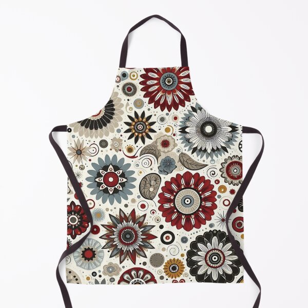 Item preview, Vintage organic flower pattern designed and sold by Haji  Kamora.