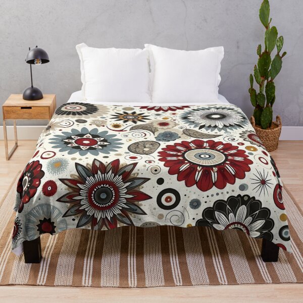 Item preview, Vintage organic flower pattern designed and sold by Haji Kamora.