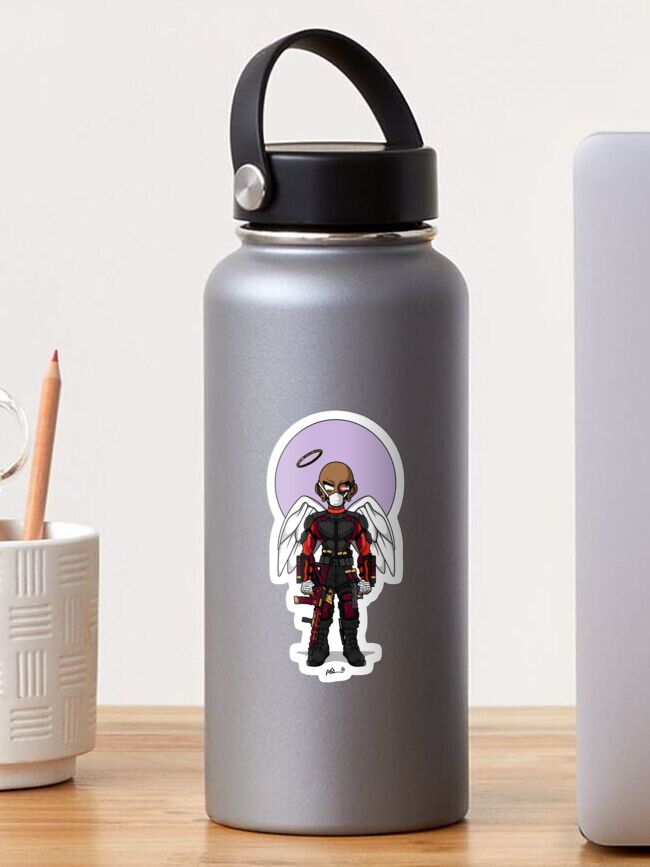 Thumbnail 1 of 3, Sticker, Angelo Cosplay - Deadshot designed and sold by mikeysomebody.