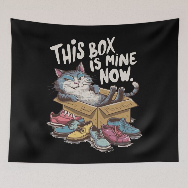 Item preview, Cat in box x cat in box designed and sold by The  Knick Knack Nook.