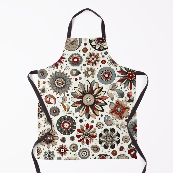 Item preview, Vintage organic flower pattern designed and sold by Haji  Kamora.