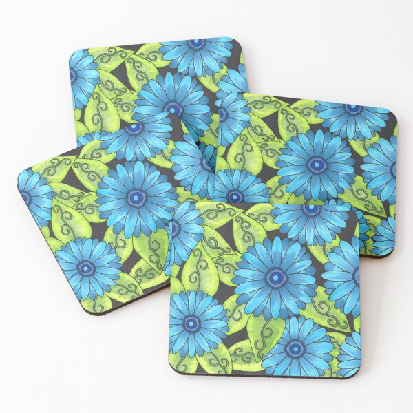 Item preview, Blue Gerbera Daisies designed and sold by Handmadebyjessm.