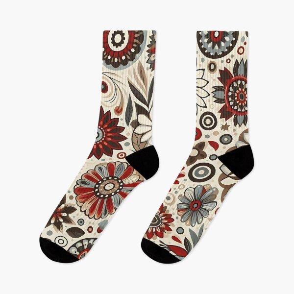 Item preview, Vintage organic flower pattern designed and sold by Haji  Kamora.