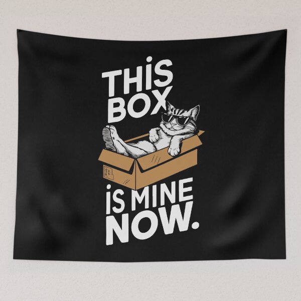 Item preview, Cat in box x cat in box designed and sold by The  Knick Knack Nook.