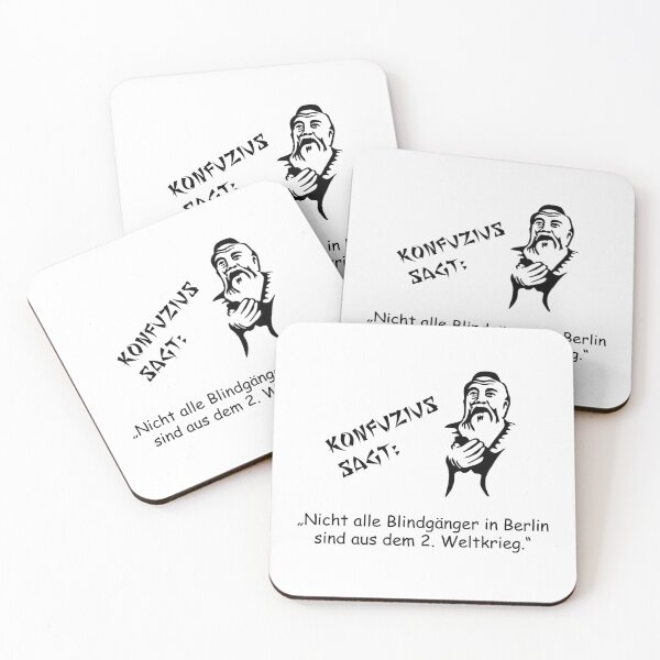 Item preview, Confucius says: Not all duds in Berlin designed and sold by ARTmanhART.