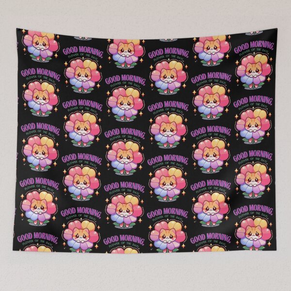 Item preview, Good Morning flower of the day! Flower cat designed and sold by antcpjr682.