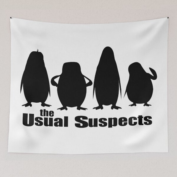 Item preview, The Usual Penguins designed and sold by MyGrimoire.