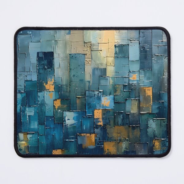 Item preview, Dynamic City Skyline - Abstract Expressionism Art designed and sold by Moisky Art.