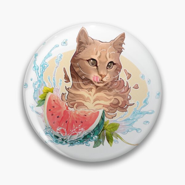 Artikelvorschau, Wassermelonenkatze entworfen und verkauft von ViliBoosher.