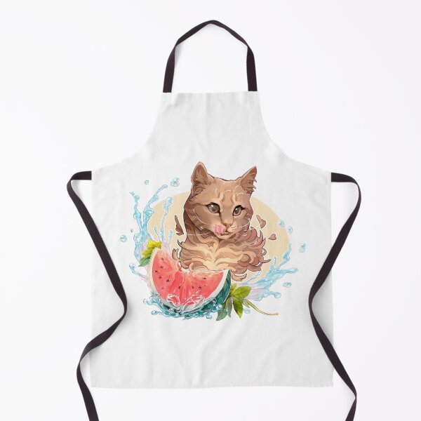 Item preview, watermelon cat designed and sold by ViliBoosher.