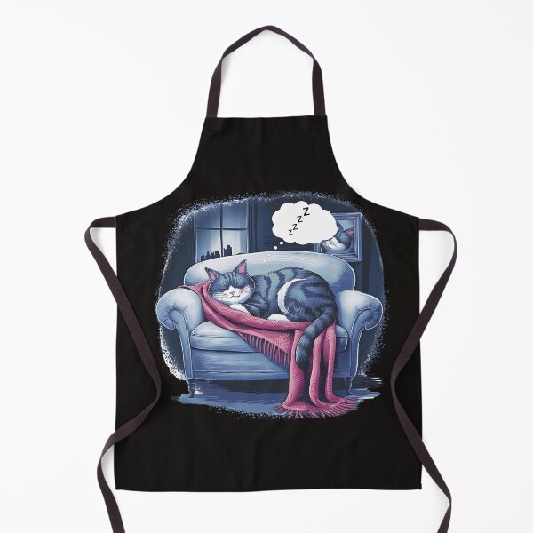 Item preview, ZZZZ CAT : Cozy Dreams Feline Illustration designed and sold by elynne9.