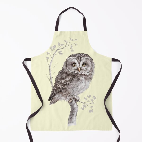 Item preview, adorable owl perched gracefully on a slender tree branch. designed and sold by 123ks.