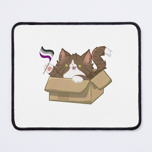 Item preview, pride brown tabby cat - asexual flag designed and sold by linnylooo.