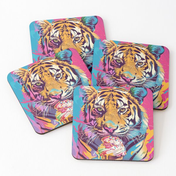 Item preview, Tiger with Ice Cream designed and sold by OccultDreams.