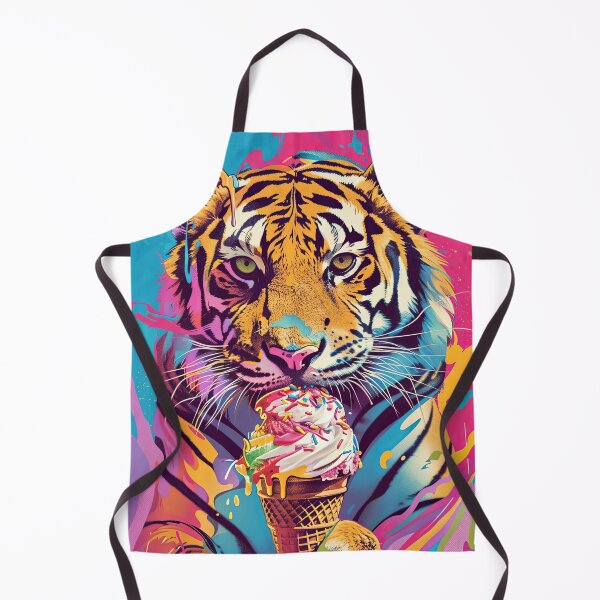 Item preview, Tiger with Ice Cream designed and sold by OccultDreams.