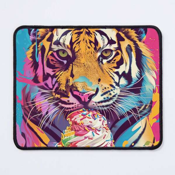 Item preview, Tiger with Ice Cream designed and sold by OccultDreams.