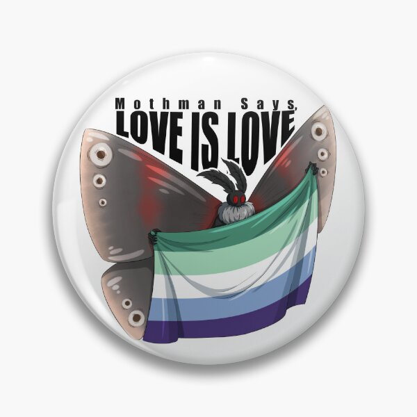 Item preview, Mothman - Gay Pride designed and sold by CryptidFromHell.
