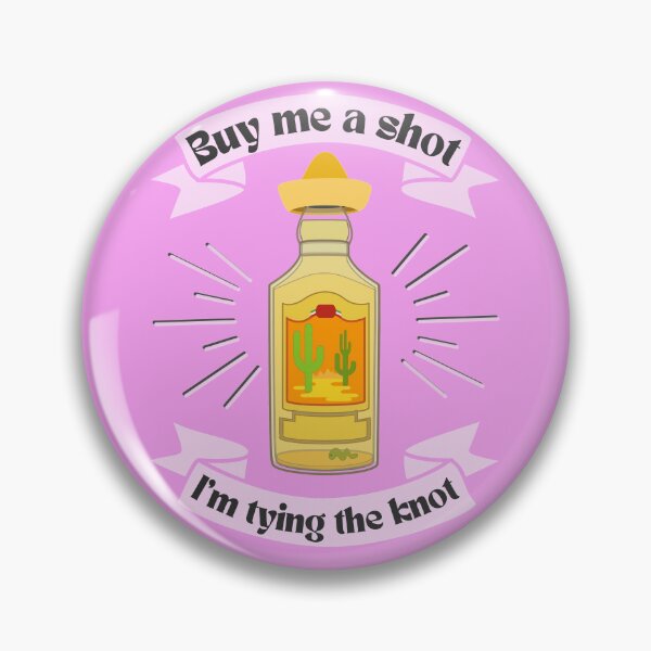 Item preview, Hen party - "Buy me a shot" in pink designed and sold by VariousGoodies.