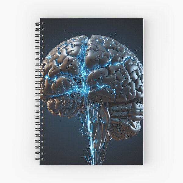 Item preview, AI Brain with Bright Blue Impulse designed and sold by Sadia  Jannat.